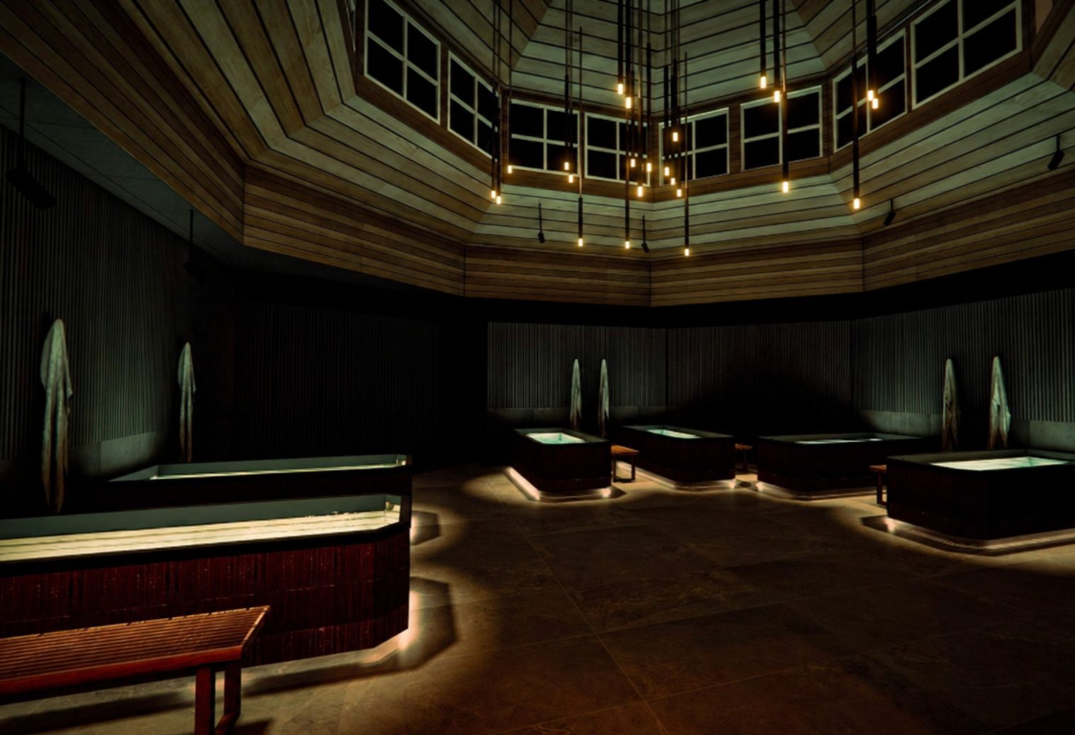 RAPID cold plunge room render